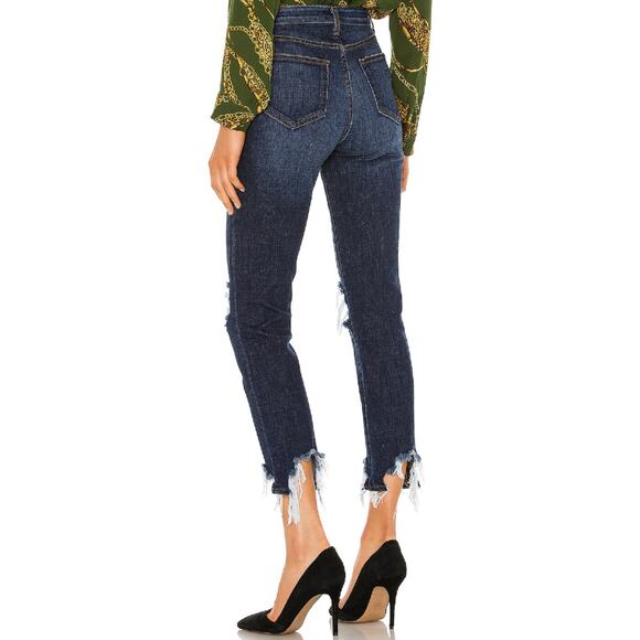 L’Agence High Line Skinny High Rise Distressed Jeans 32 Cupertino Wash - Picture 4 of 10